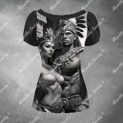 Eternal Royalty - Mexico Pride - Puff Sleeve Shirt
