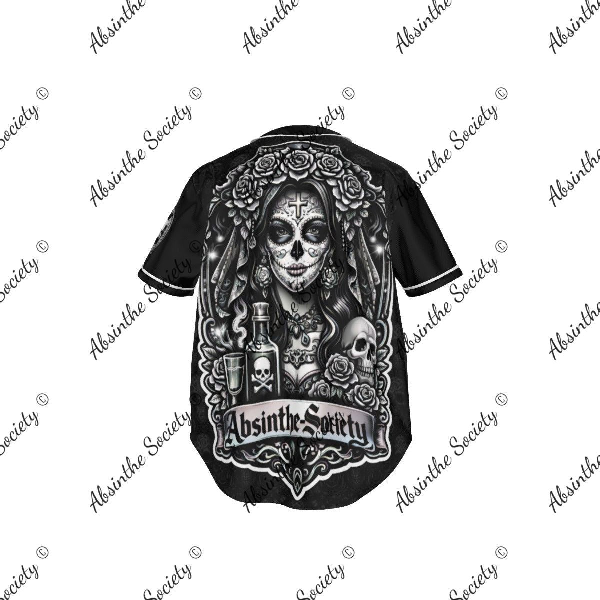 Absinthe-Society -- Moonlit Elegance Baseball Jersey