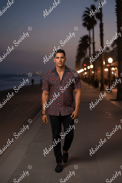 Dark Descent Hawaiian Shirt - Gothic