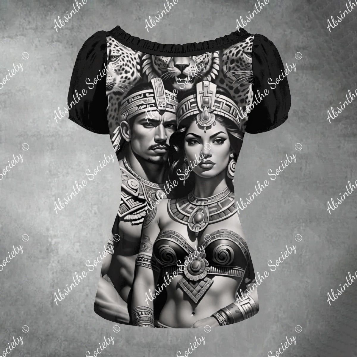 Obsidian Reign - Mexico Pride - Puff Sleeve Shirt