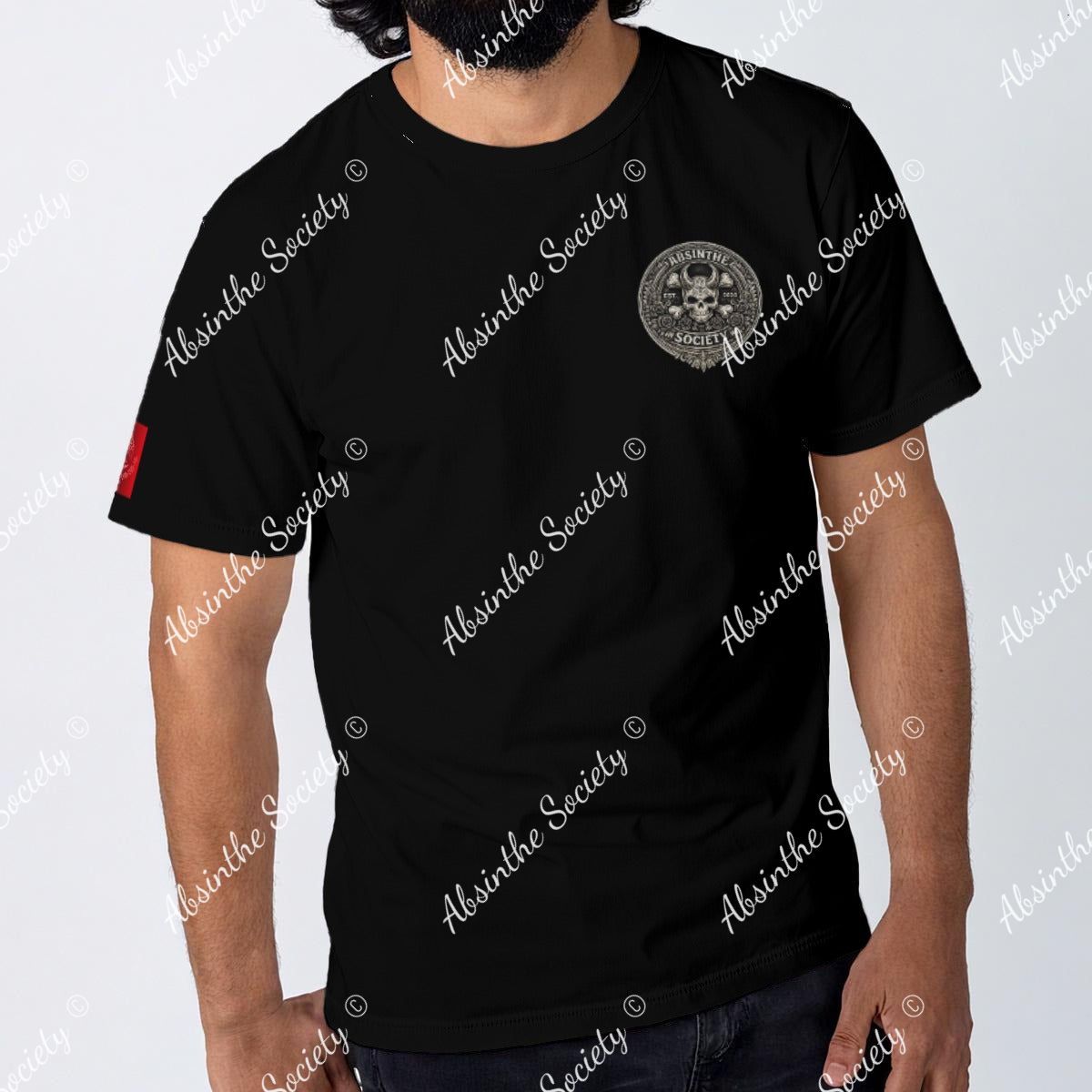 Indigenous Pride — Jaguar Queen T-Shirt | 190GSM Cotton | Absinthe Society Black