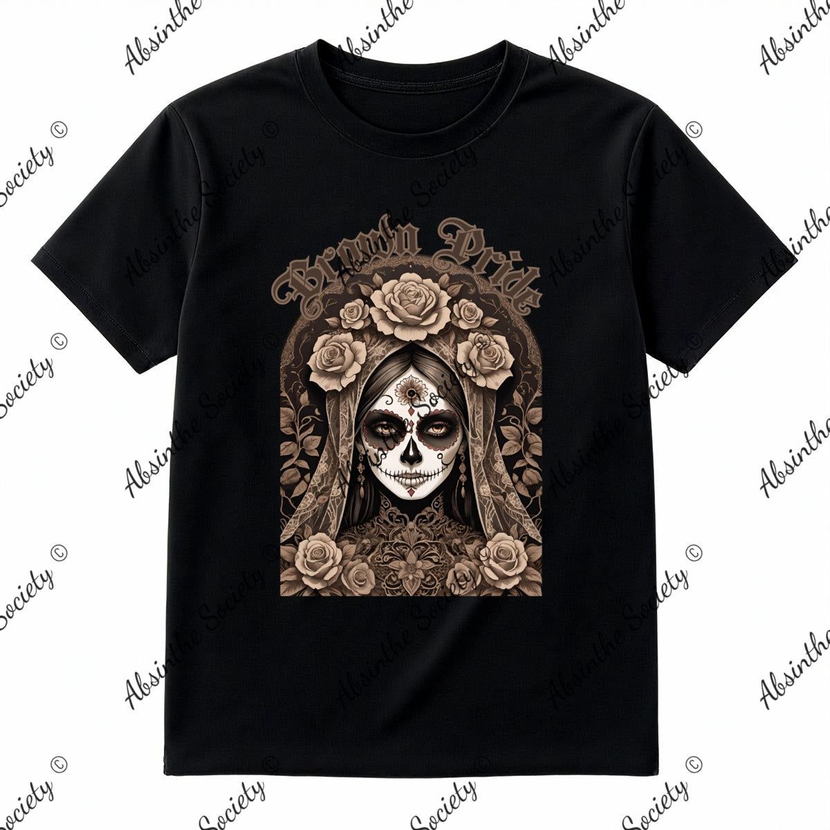 Brown Pride- Brown Catrina Printed in USA