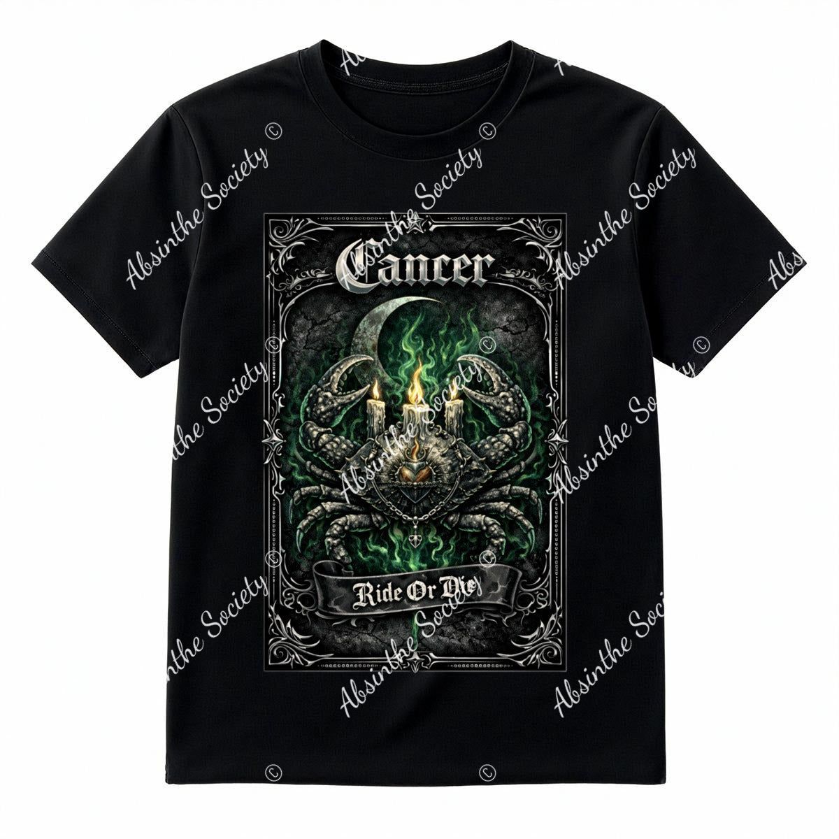 Cancer Zodiac T-Shirt Printed in USA
