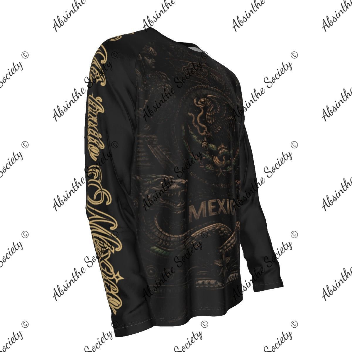 Mi Lindo México - Long Sleeve T-shirt - Mexican Pride Cotton