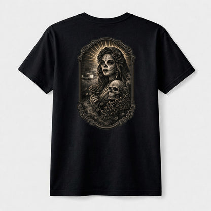 For Tha Homies | Double-Sided DTG Tee | Dark Chicana Gothic Streetwear