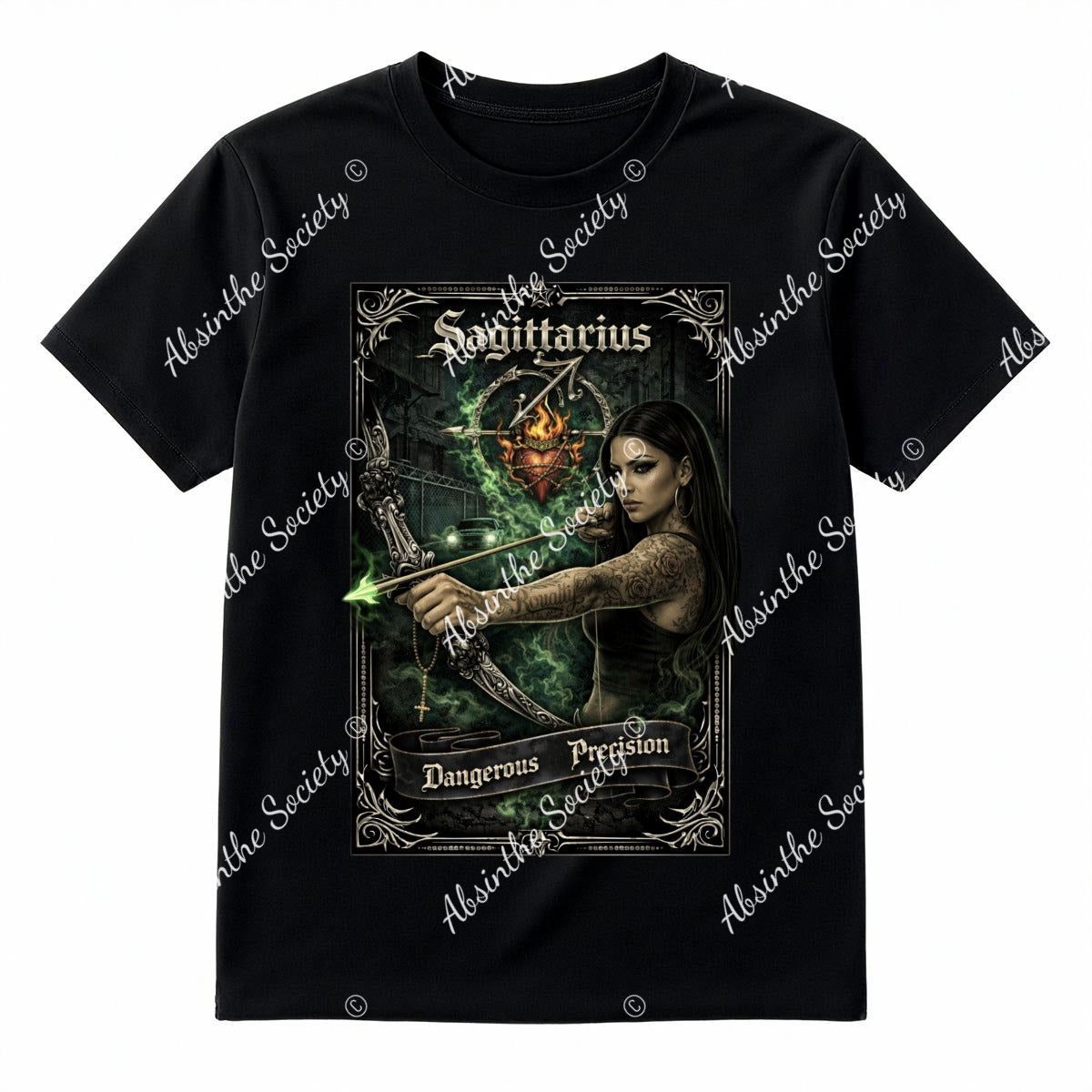 Sagittarius- Dangerous Precision T-Shirt Printed in USA