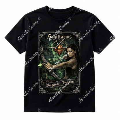 Sagittarius- Dangerous Precision T-Shirt Printed in USA