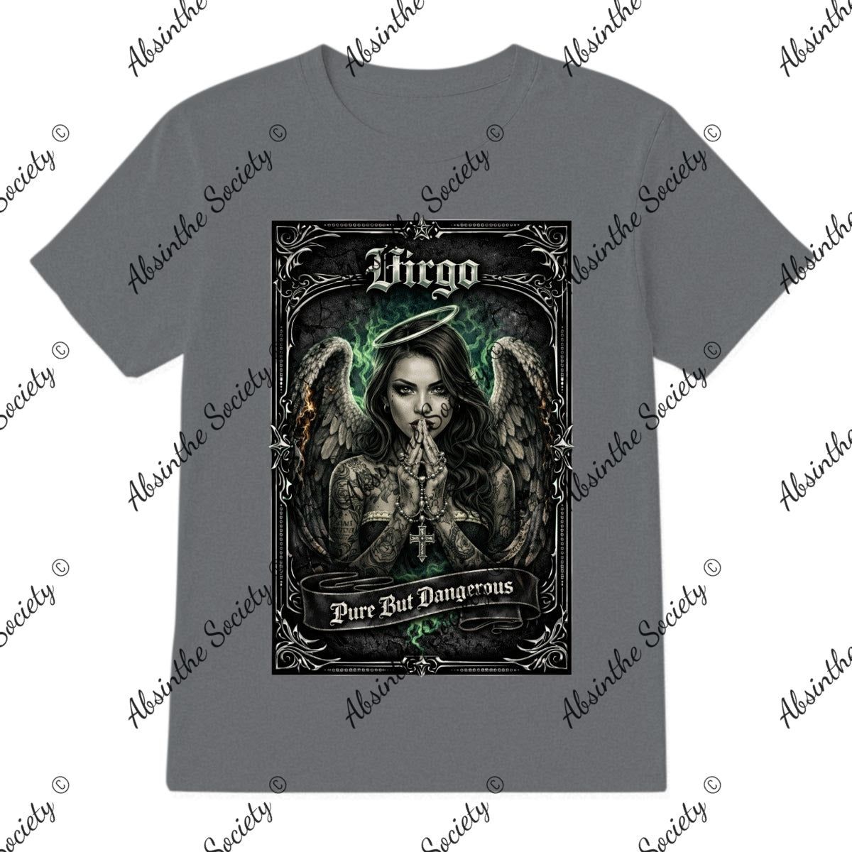 Virgo - Pure but Dangerous T-Shirt Printed in USA