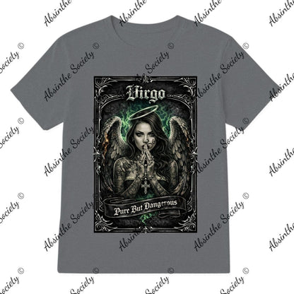 Virgo - Pure but Dangerous T-Shirt Printed in USA