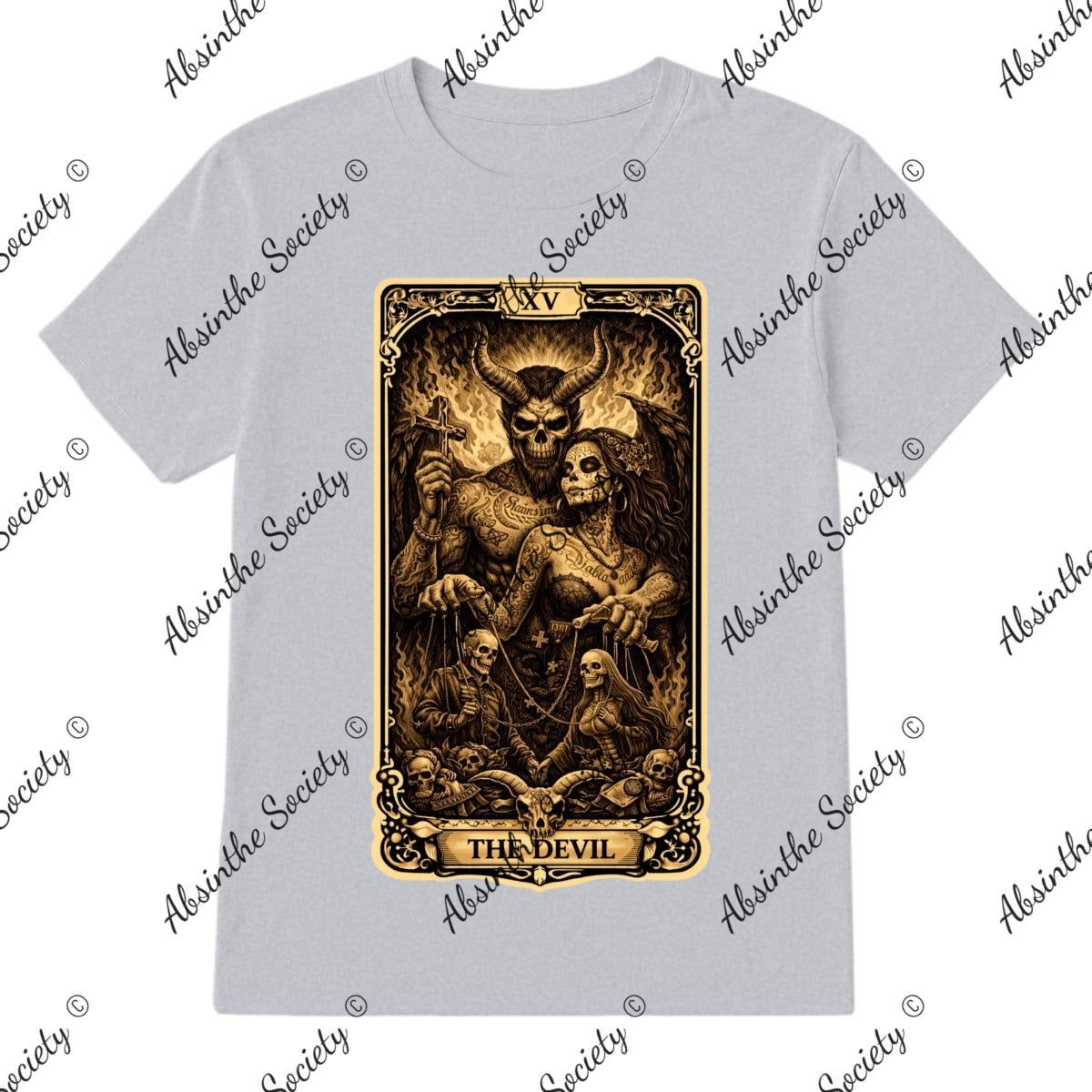 Major Arcana The Devil unisex T-Shirt Printed in USA