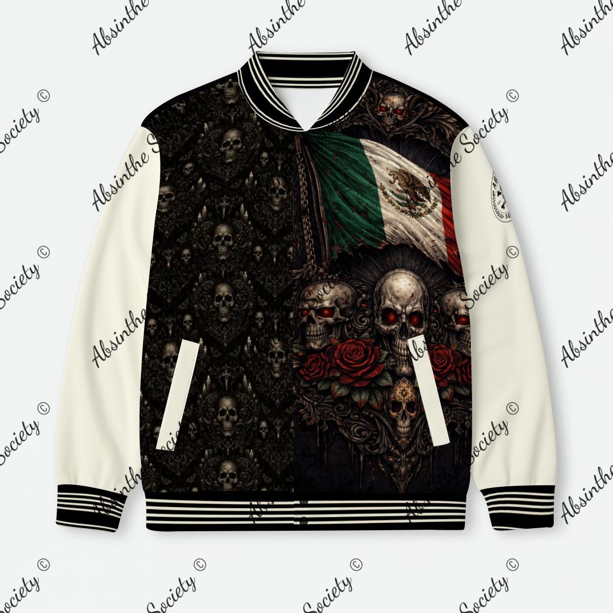 🇲🇽 Mexico Flag Varsity Jacket - Mexican Pride