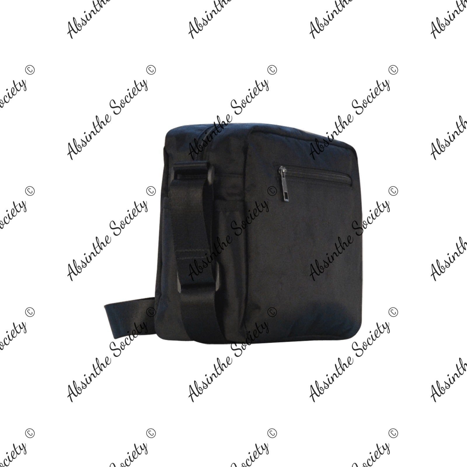 Arach-No-Phobia Cross-body Nylon Bag - Gothic Spider Print