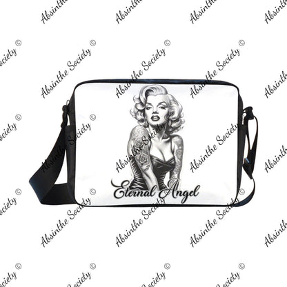 Eternal Angel Marilyn Monroe Cross-body Nylon Bag - Gothic White ONESIZE