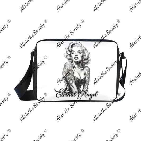 Eternal Angel Marilyn Monroe Cross-body Nylon Bag - Gothic White ONESIZE