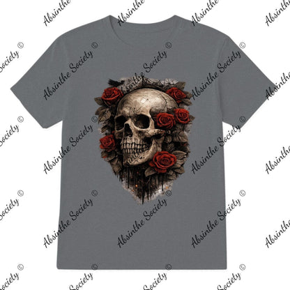 Rose Skull T-Shirt | Printed in USA