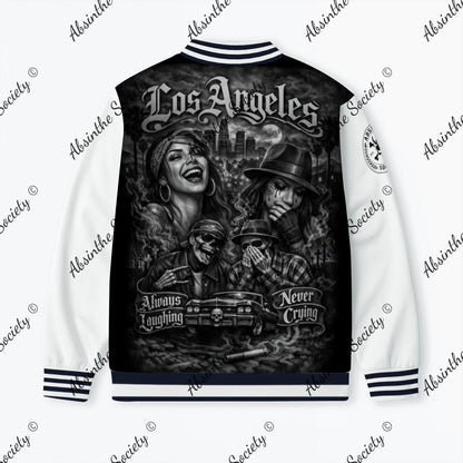 🎭 Always Laughing Never Crying - Varsity Jacket