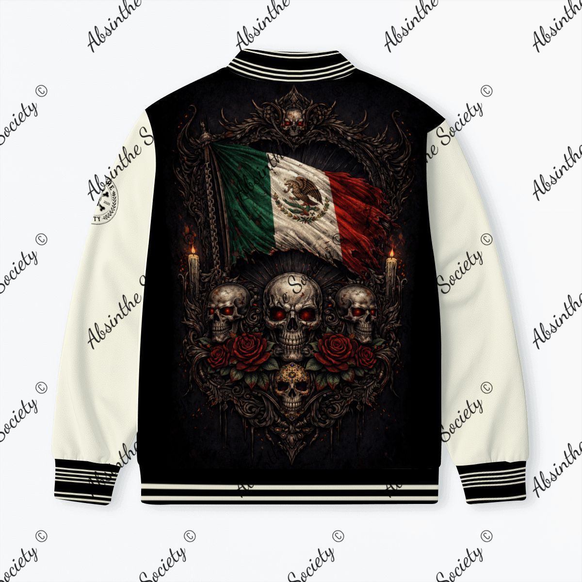 🇲🇽 Mexico Flag Varsity Jacket - Mexican Pride