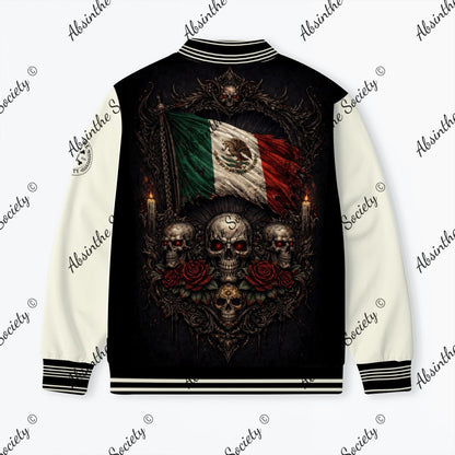 🇲🇽 Mexico Flag Varsity Jacket - Mexican Pride