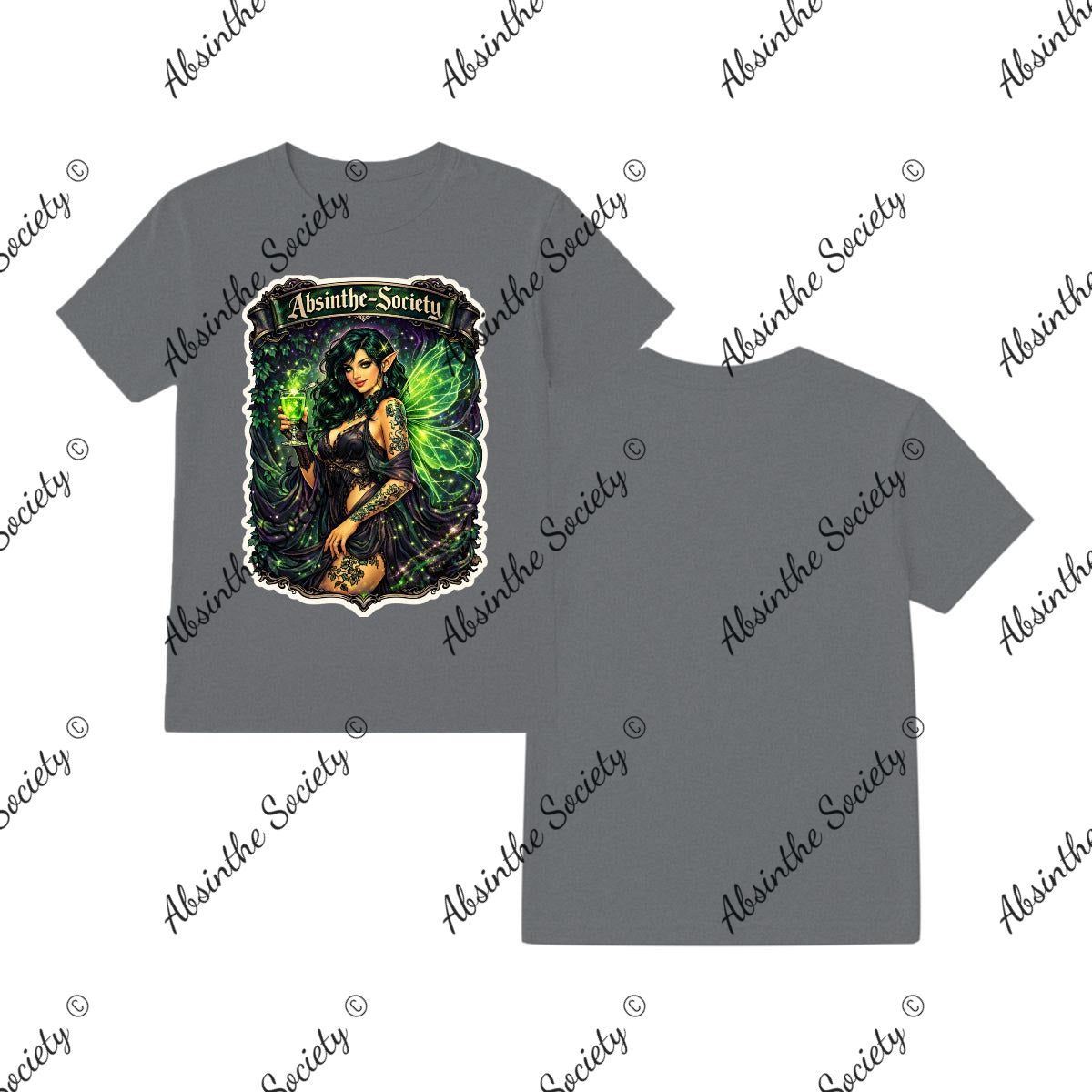 Green Fairy- Full Scale T-Shirt Printed in USA Graphite