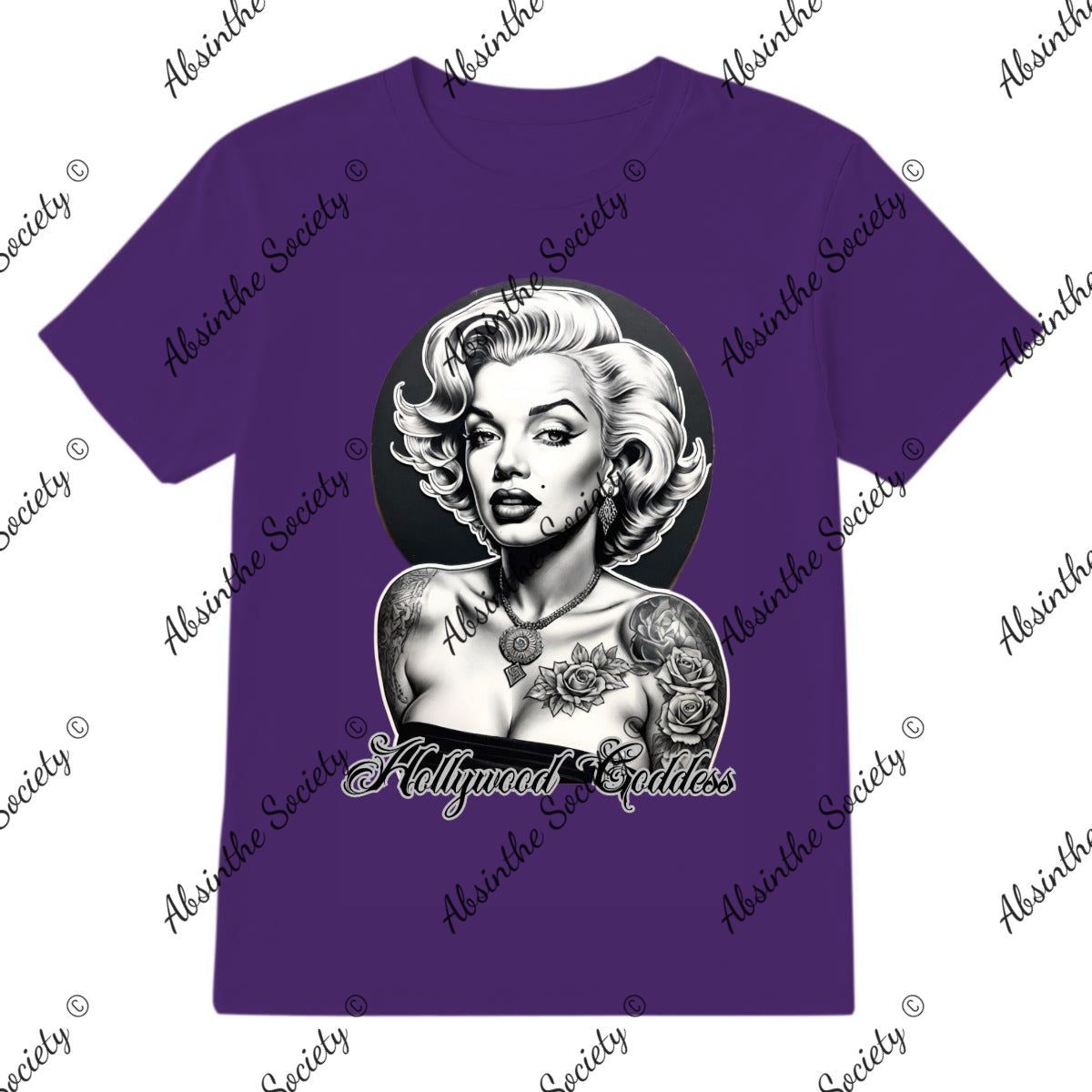 Marilyn Hollywood Goddess- T-Shirt Printed in USA