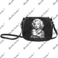 Hollywood Goddess Classic Saddle Bag - Vegan Leather Black ONE SIZE