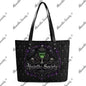 Quoth the Raven - Leather Handbag - Poe Inspired- Absinthe Society 38X29X14CM Black