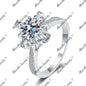 Star of Nazareth | 925 Sterling Silver 1 Carat Moissanite Ring One Carat Moissanite
