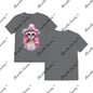 Pretty Pastel Catrina - T-Shirt Printed in USA Charcoal