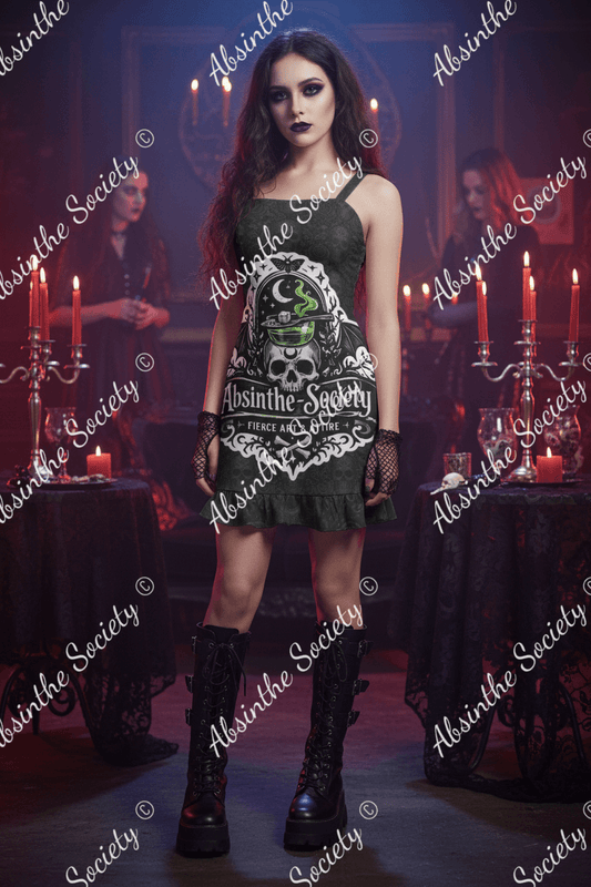 Absinthe Society- Hem Mini Dress