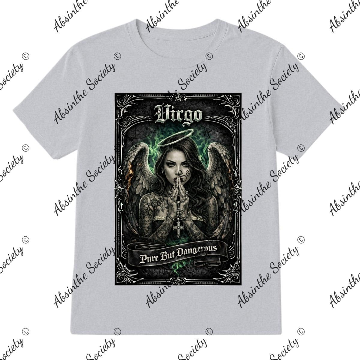 Virgo - Pure but Dangerous T-Shirt Printed in USA