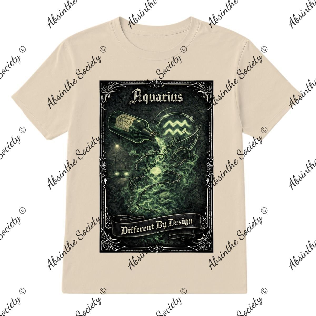 Aquarius T-Shirt Printed in USA|