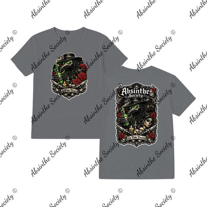 La Vida Toxica - La Pareja - Double Side T-Shirt Printed in USA Graphite