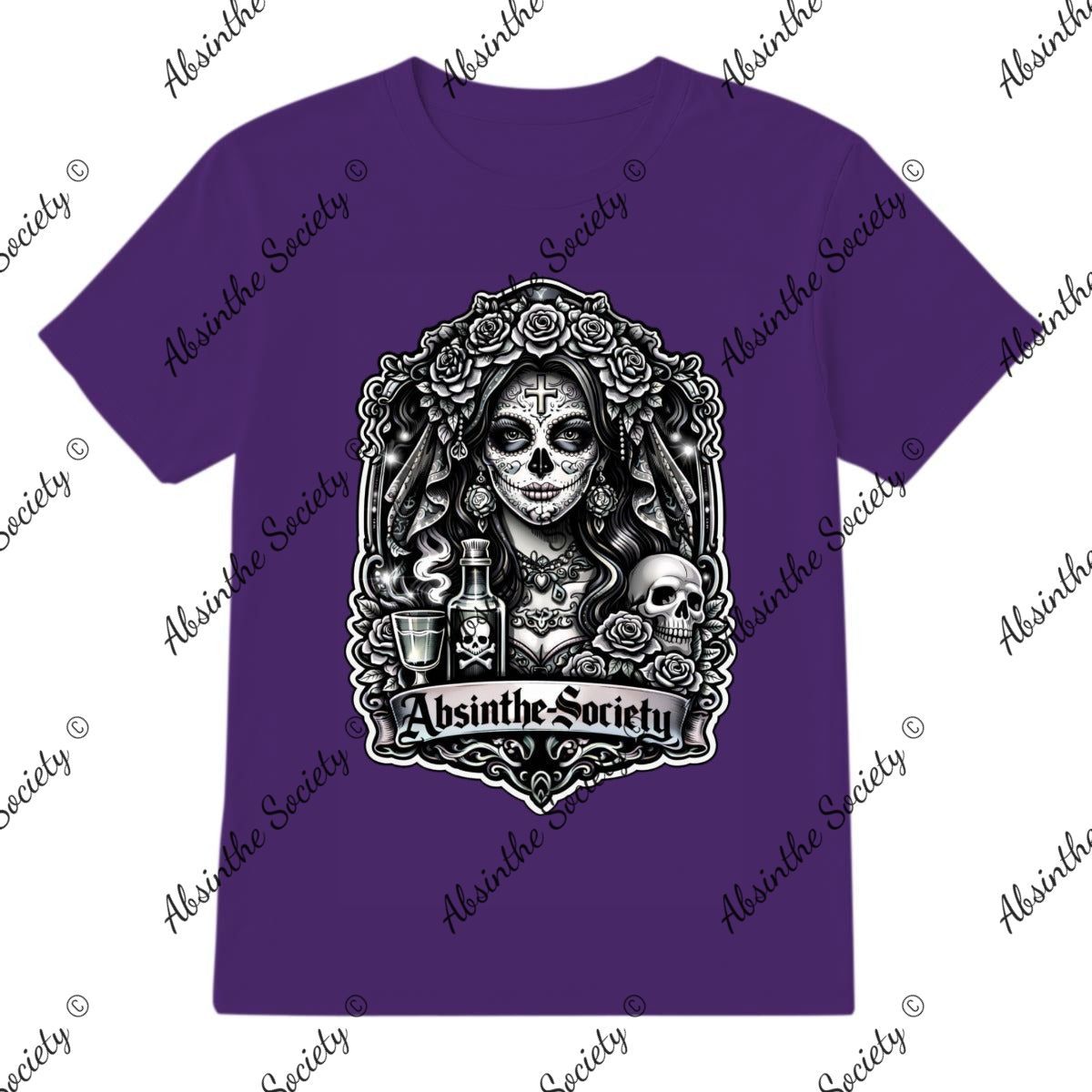 Absinthe Society Catrina - T-Shirt Printed in USA