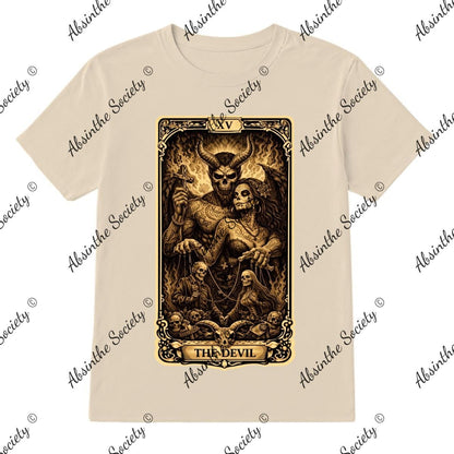 Major Arcana The Devil unisex T-Shirt Printed in USA