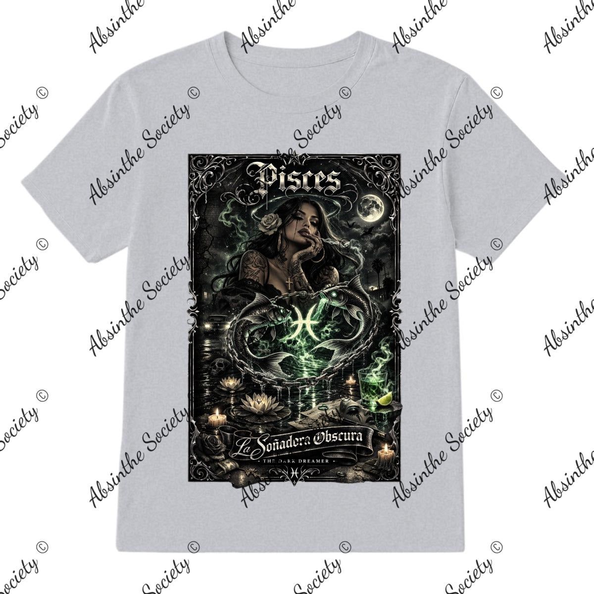 Pisces Dark Dreamer T-Shirt Printed in USA