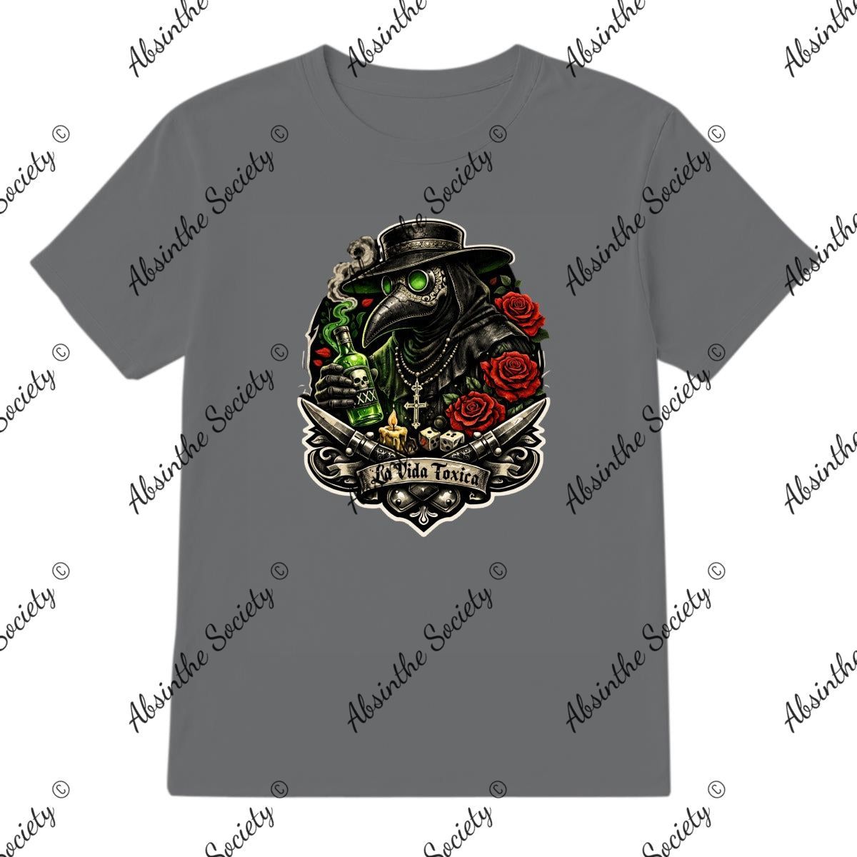 La Vida Toxica - La Pareja - Double Side T-Shirt Printed in USA