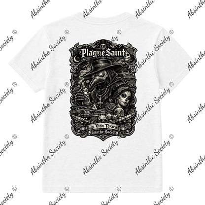 La Vida Toxica- La Pareja Grayscale- Double Side T-Shirt Printed in USA