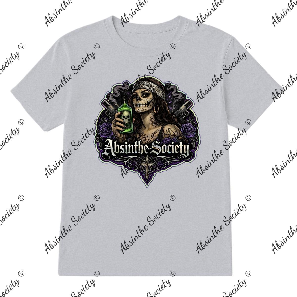 Chingona - Absinthe Society |T-Shirt Made in USA