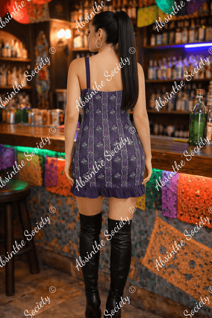 Nightshade - Ruffle Hem Mini Dress