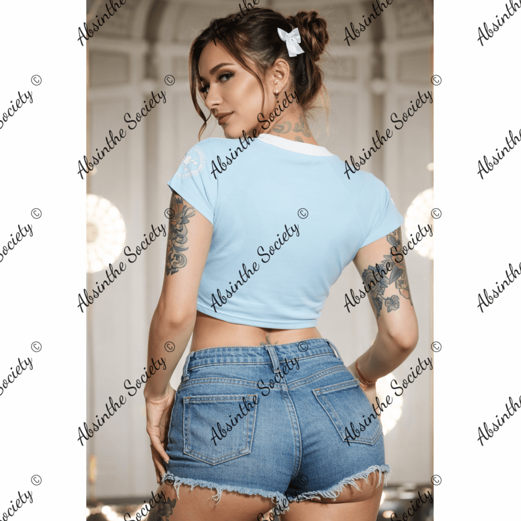 Gothic Sunshine - Cropped T-shirt - Pastel Catrina