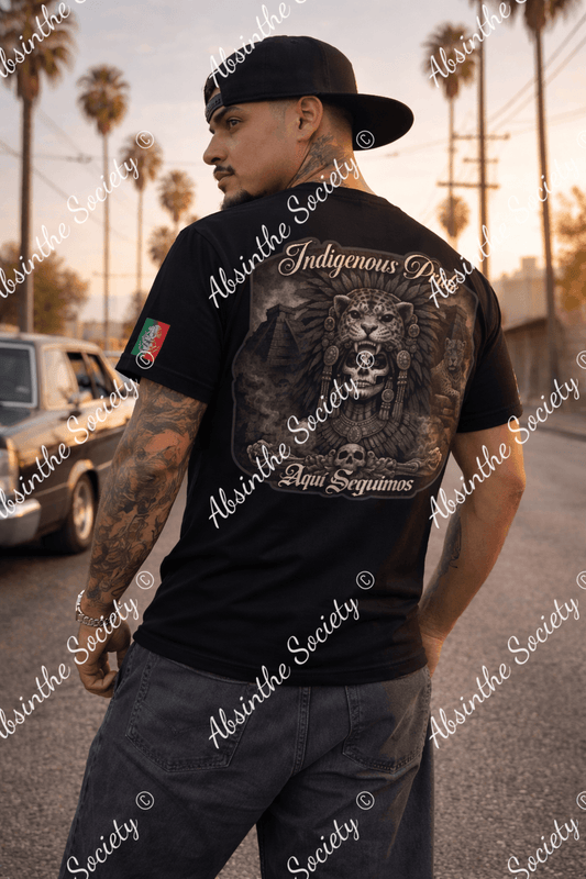 Indigenous Pride — Jaguar Queen T-Shirt | 190GSM Cotton | Absinthe Society