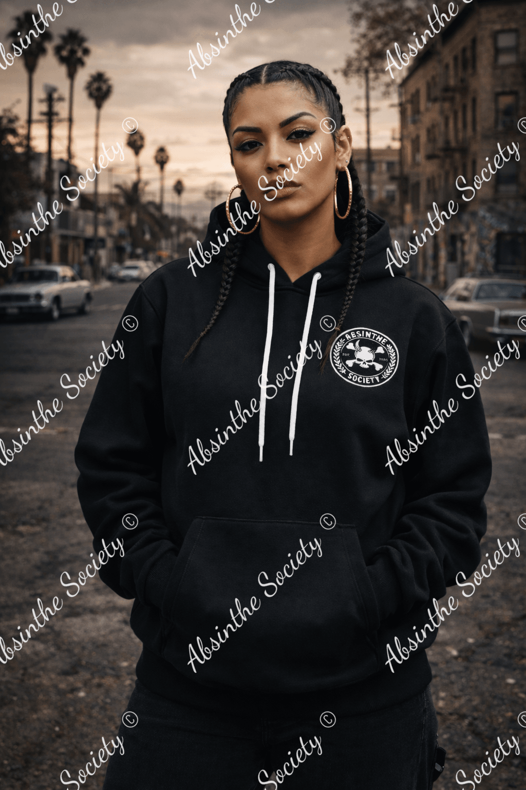 Always Laughing Never Crying - Unisex Pullover Hoodie - Cotton