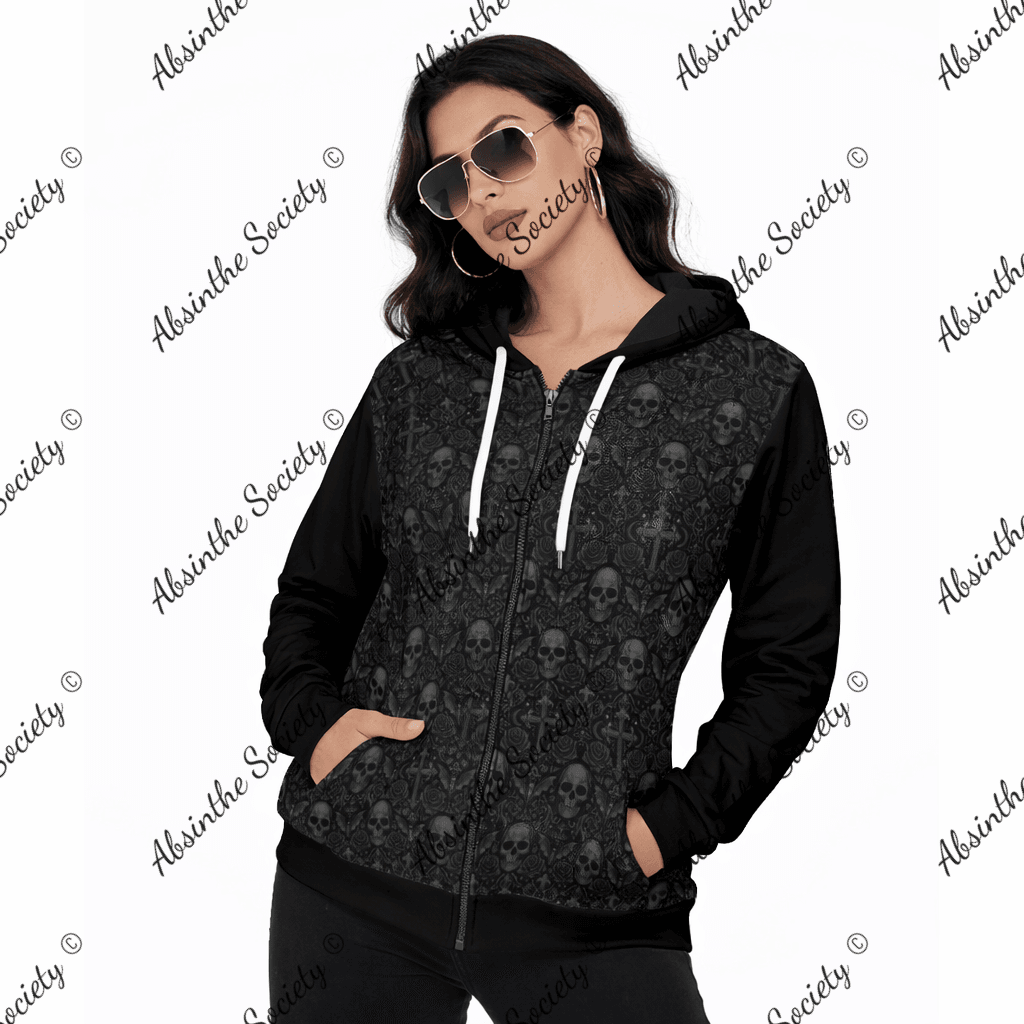 Jaguar Queen - Zip Up Hoodie With Pocket