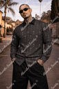 Ethereal Noir-Long Sleeve Shirt With Pocket White