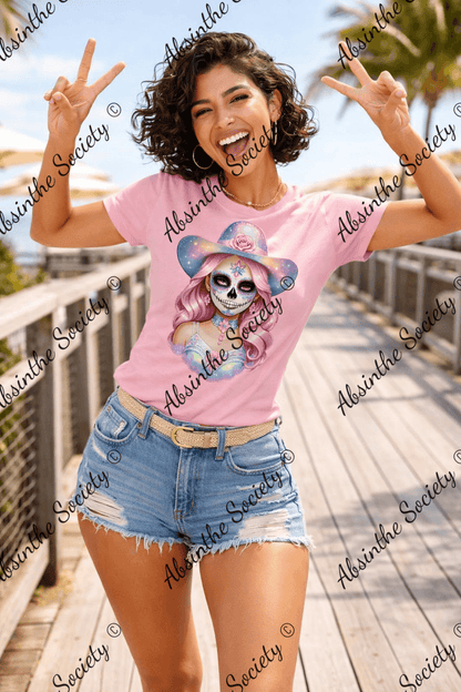 Gothic Sunshine - Pastel Catrina- Unisex T-Shirt