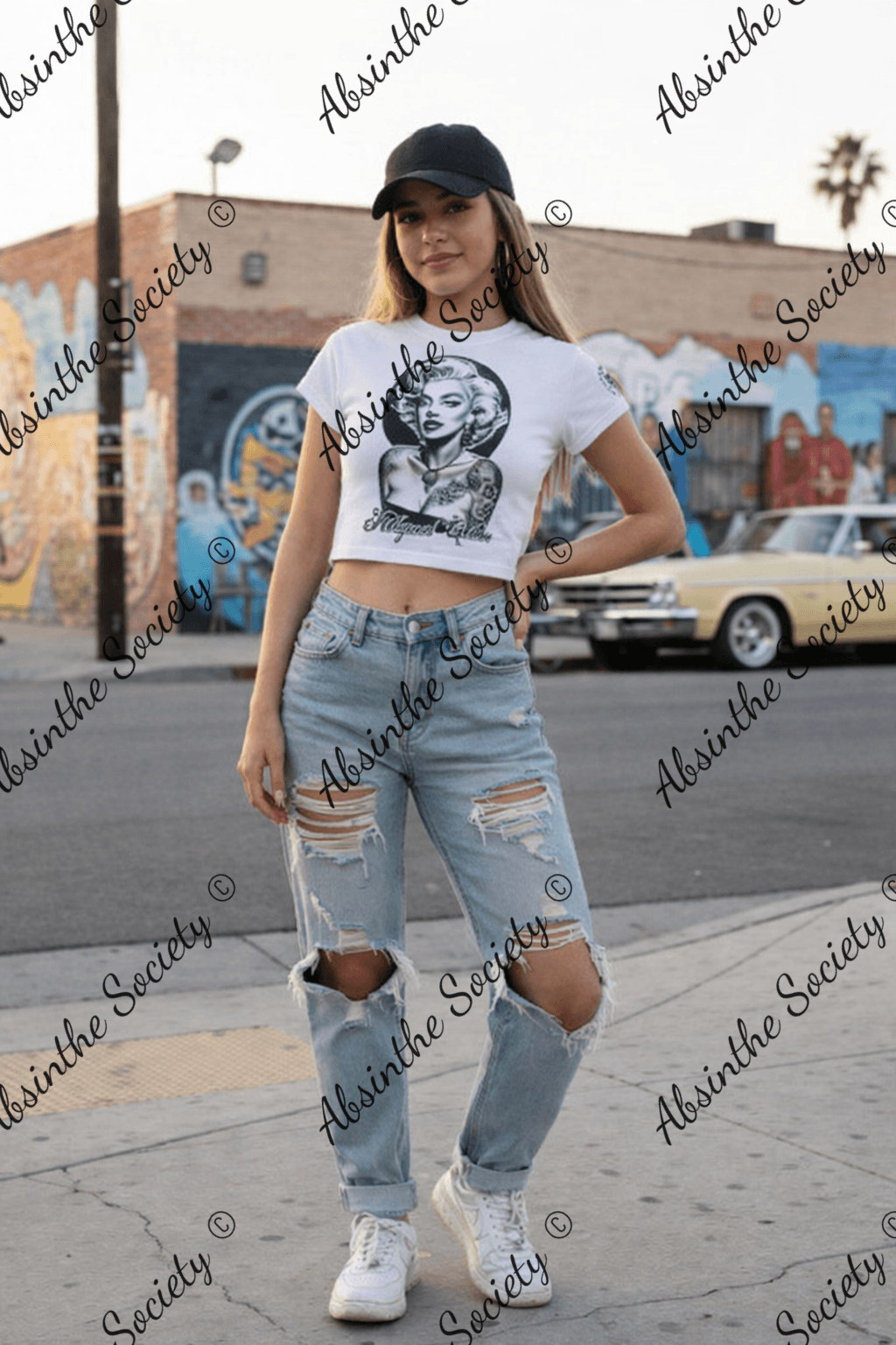 Hollywood Goddess - Cropped T-shirt