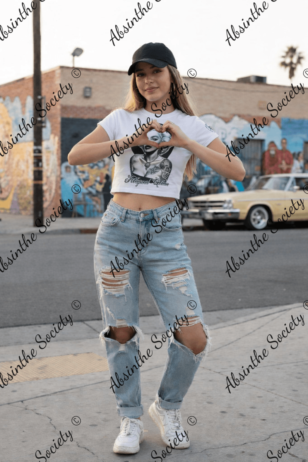 Hollywood Goddess - Cropped T-shirt