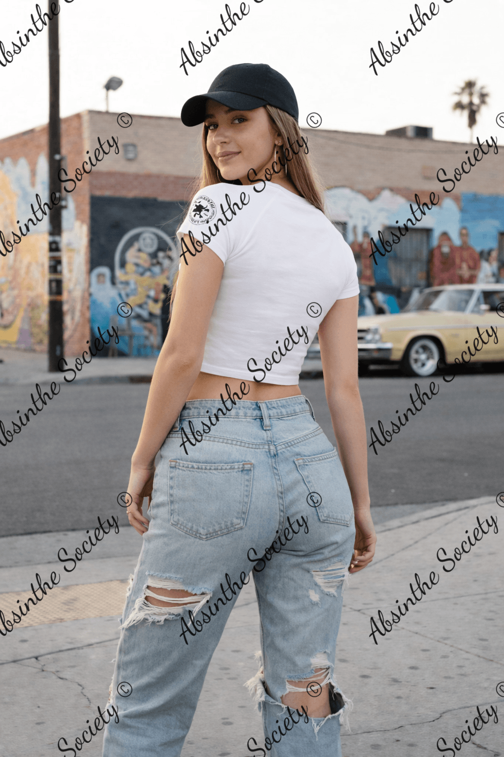 Hollywood Goddess - Cropped T-shirt