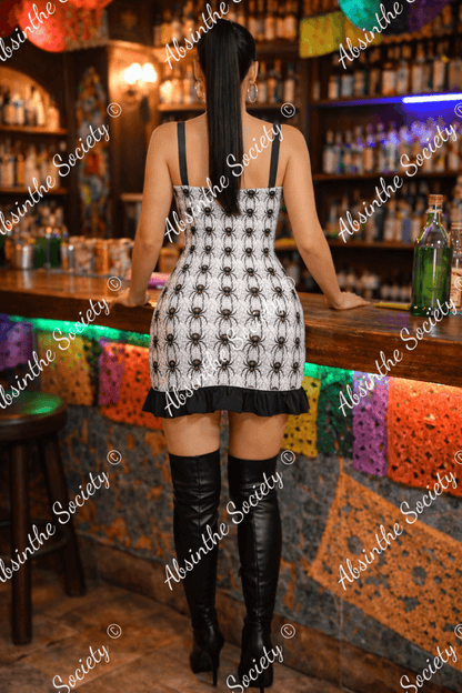 Widow Maker - Ruffle Hem Mini Dress