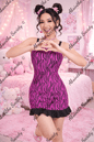 Pink Tiger - Ruffle Hem Mini Dress 3XL